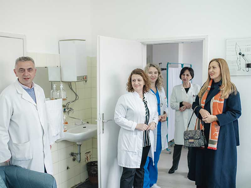 40 Medical Screens Donated to PHI General Hospital Strumica